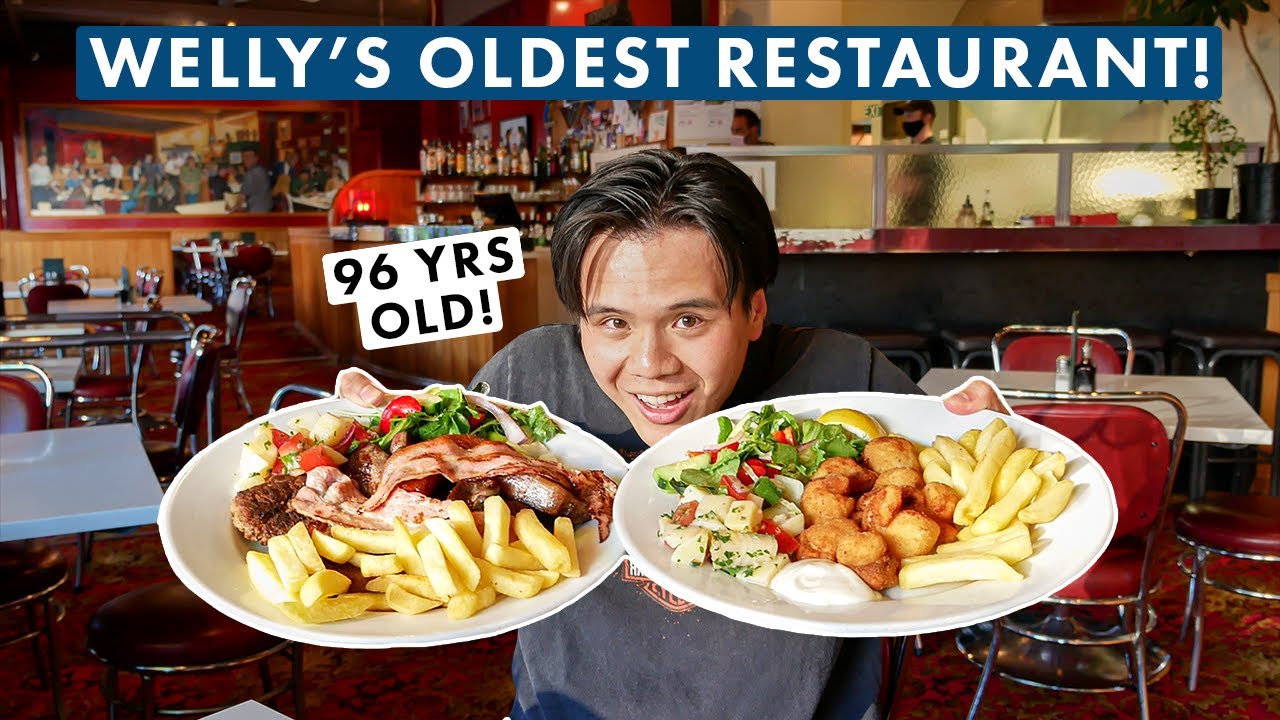 EATING at the OLDEST Restaurant in Wellington, NZ!