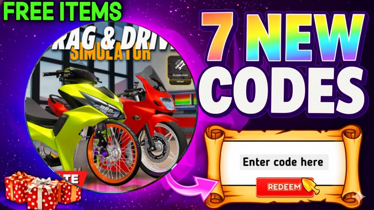 *СЕКРЕТНОЕ ОБНОВЛЕНИЕ!* | КОДЫ Drag & Drive simulator НОЯБРЬ 2025 (ROBLOX Drag & Drive Simulator)