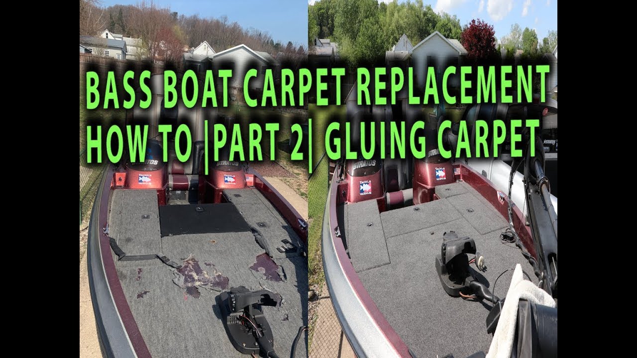 CHEAPEST DIY Way to Replace Boat Carpet | Part 2 | Gluing The Carpet