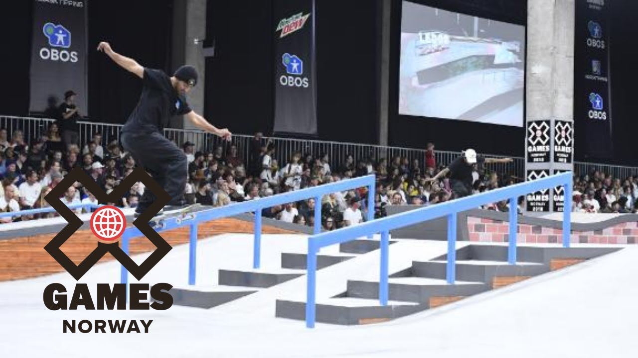 Kelvin Hoefler wins Men’s Skateboard Street gold | X Games Norway 2018
