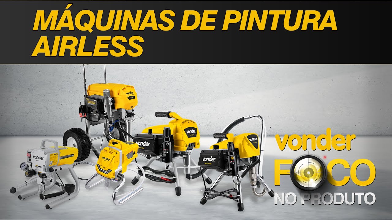 M&aacute;quinas de Pintura Airless - VONDER