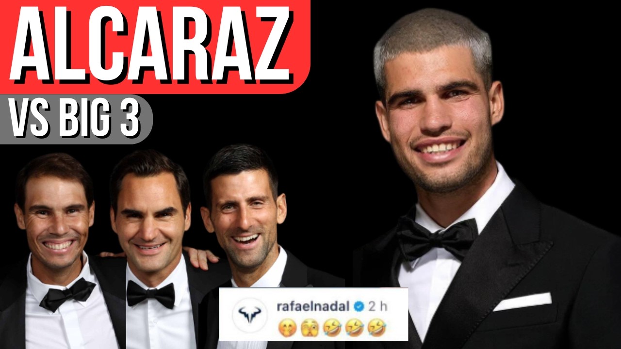 Alcaraz vs el Big 3 a la misma edad: ¿qué tan lejos está realmente?