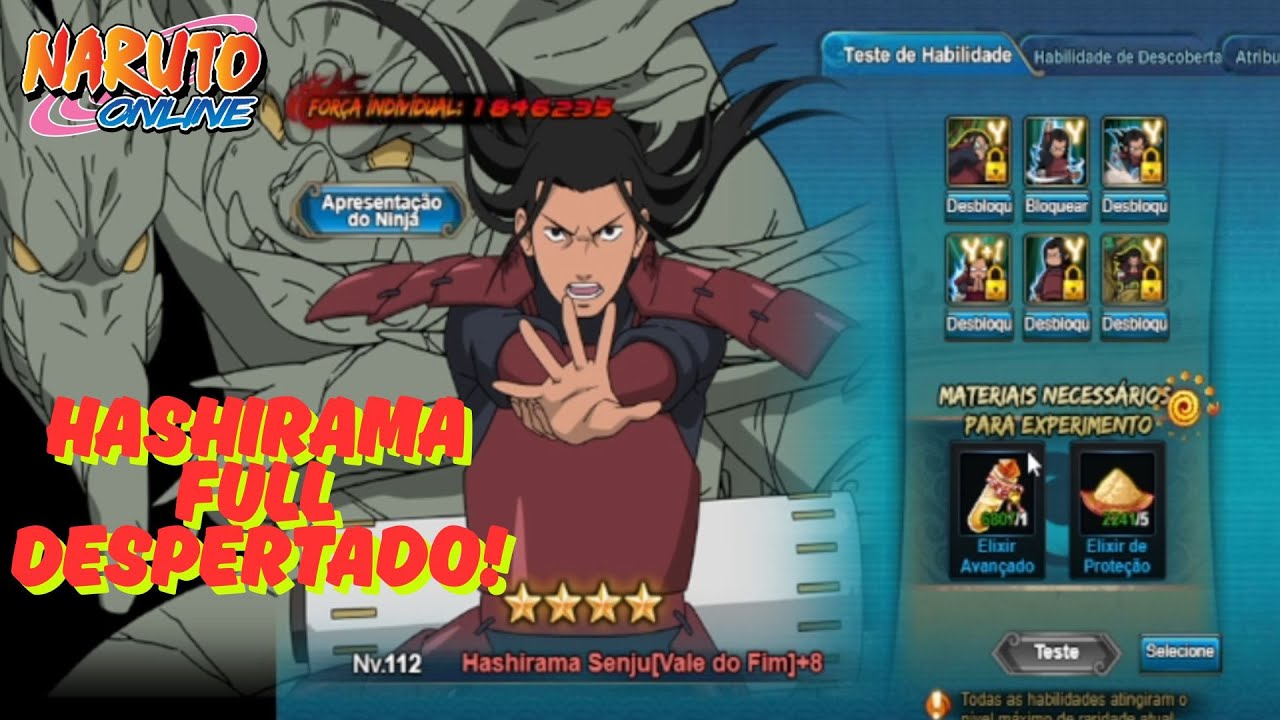 HASHIRAMA FULL BT! NARUTO ONLINE