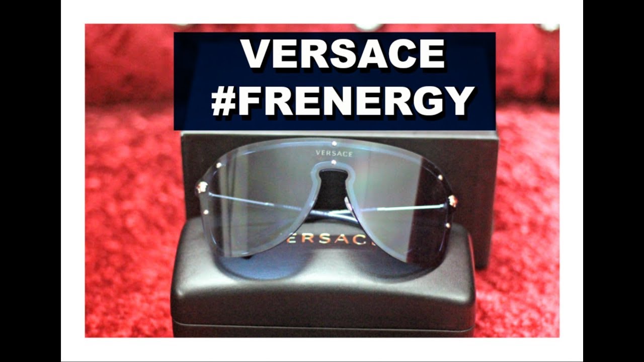 Versace #FRENERGY Visor Sunglasses Unboxing