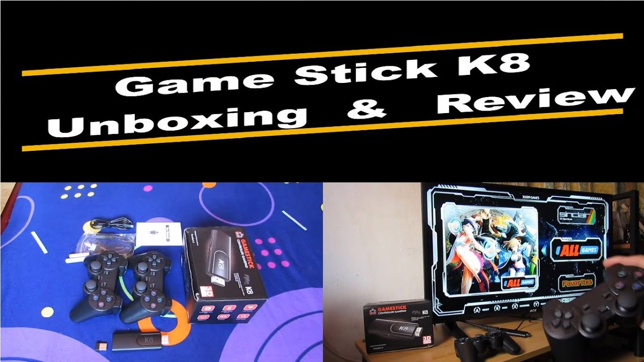 Распаковка и обзор Game Stick K8