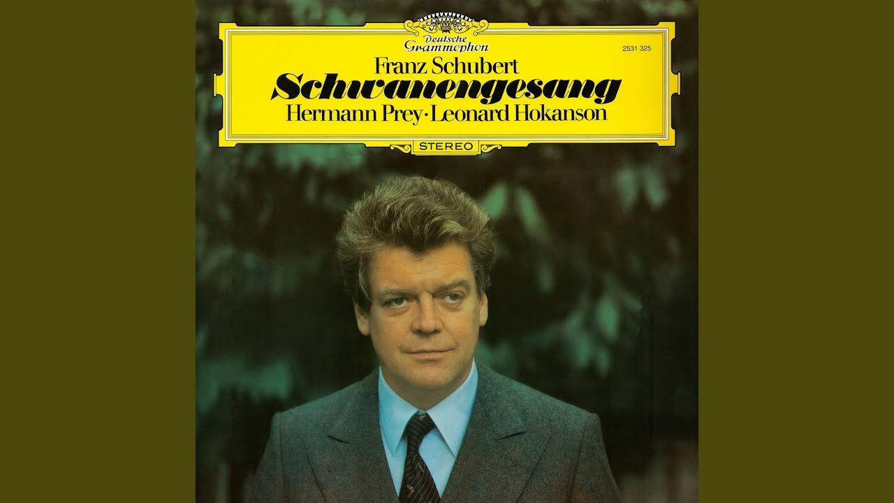 Schubert: Schwanengesang, D. 957: Kriegers Ahnung