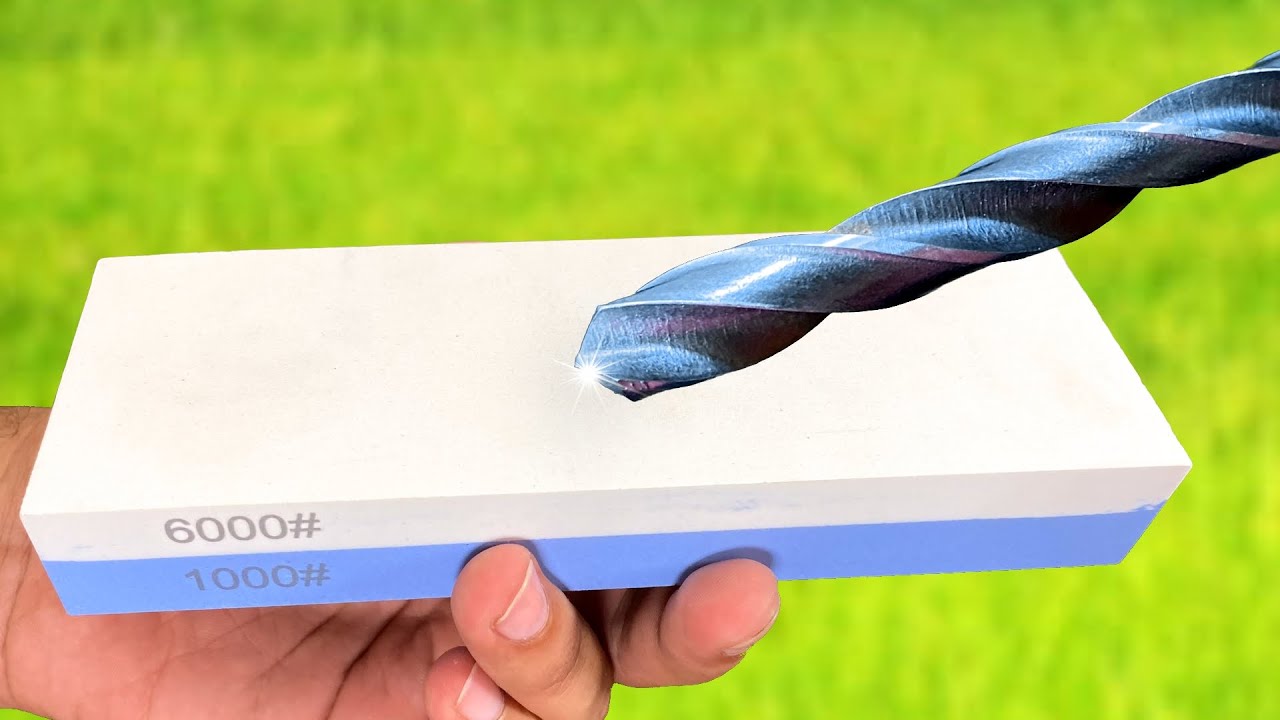 Бритва острая! Заточите сверло за 60 секунд с помощью этого метода