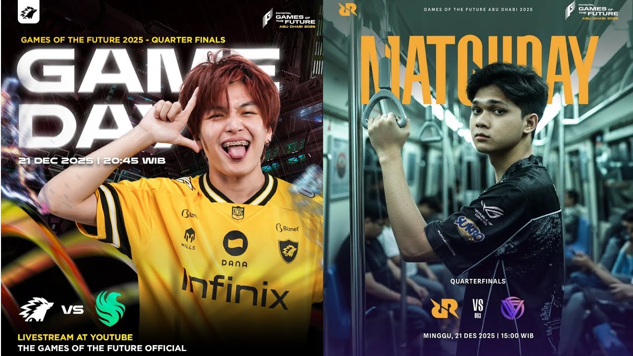 LIVE ONIC VS TEAM FALCONS | RRQ VS DFYG Games Of The Future Mobile Legends