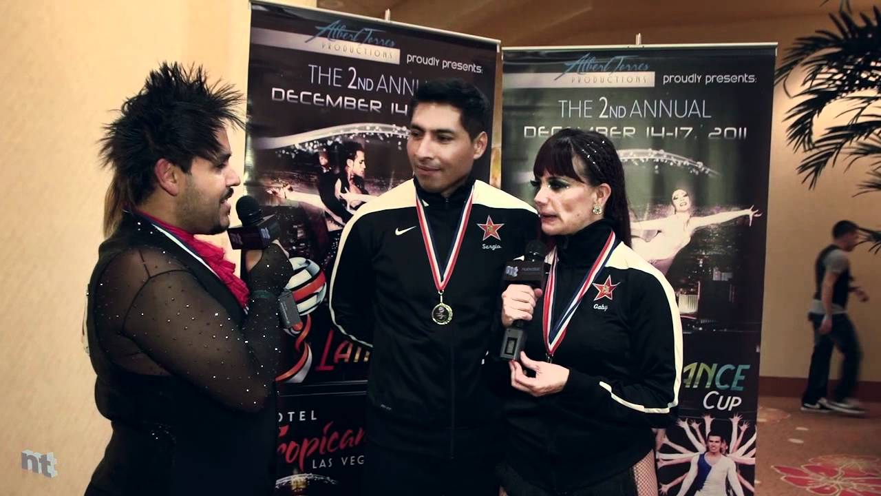 Sergio Jasso & Gaby Equiz-Jasso with Zeke Ruvalcaba at the 2011 World Latin Dance Cup