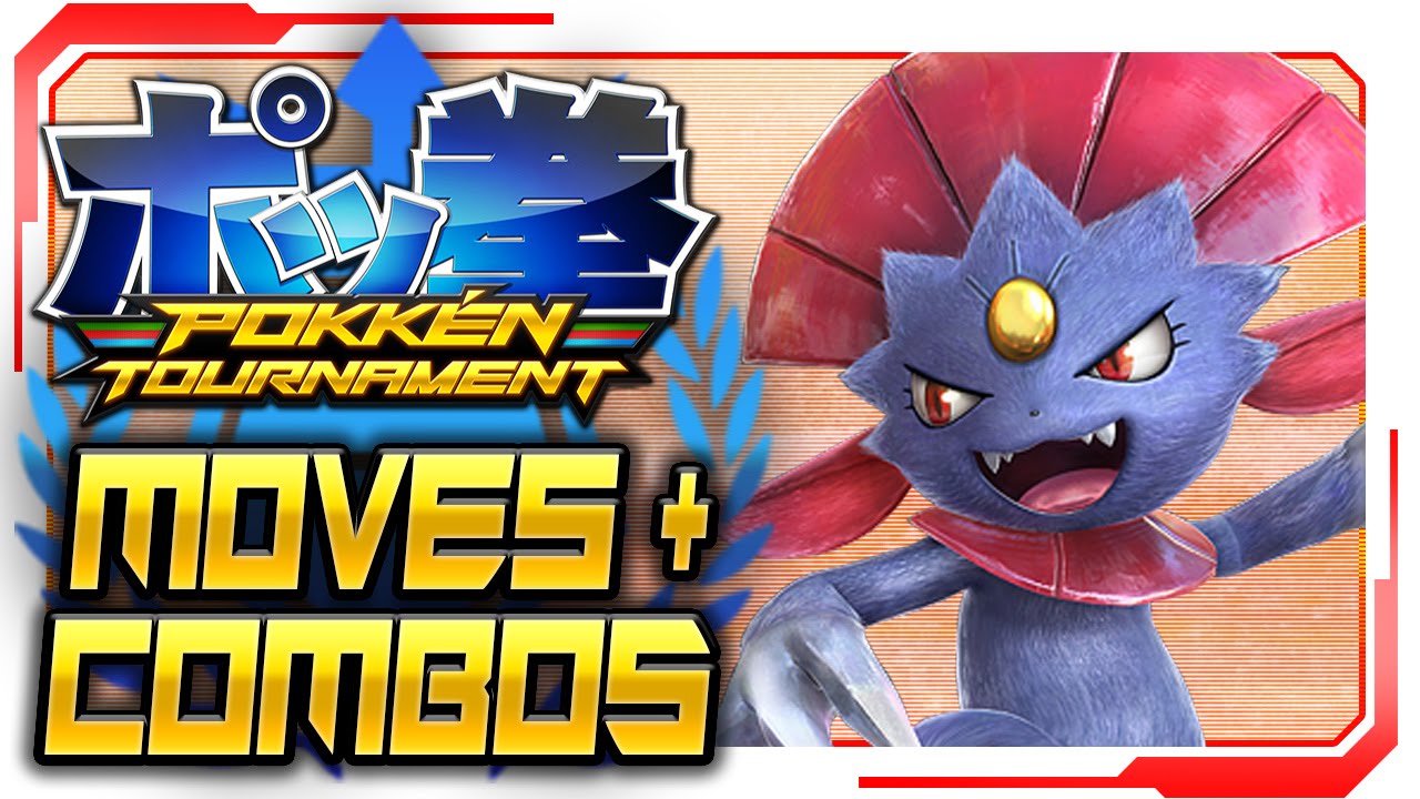 Pokken Tournament - ALL Weavile Moves & Combos! [Gameplay Walkthrough]