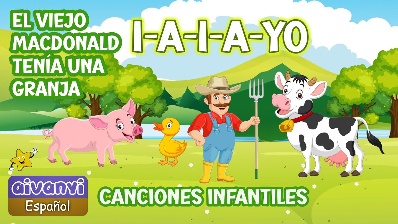 El Viejo MacDonald Tenía Una Granja | Old MacDonald Had a Farm in Spanish | Canciones Infantiles