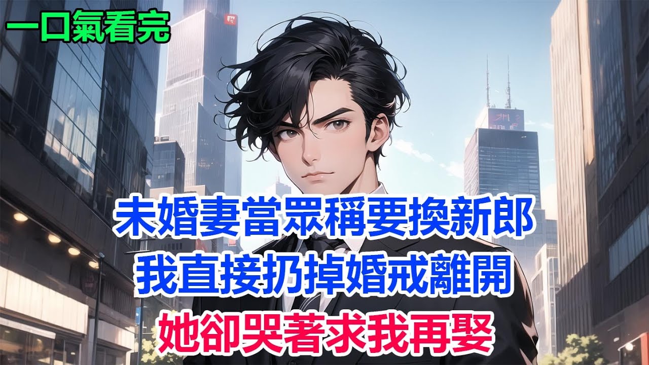 未婚妻當眾稱要換新郎，我直接扔掉婚戒離開，她卻哭著求我再娶#故事 #小說 #爽文