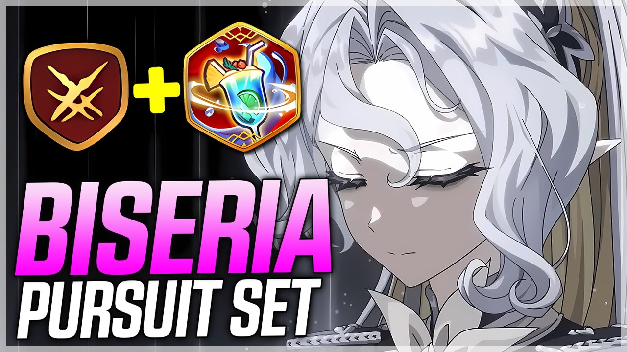 BISERIA CAN DEAL HUGE POP DAMAGE WITH PURSUIT SET & DRINK ARTIFACT!! - Epic Seven