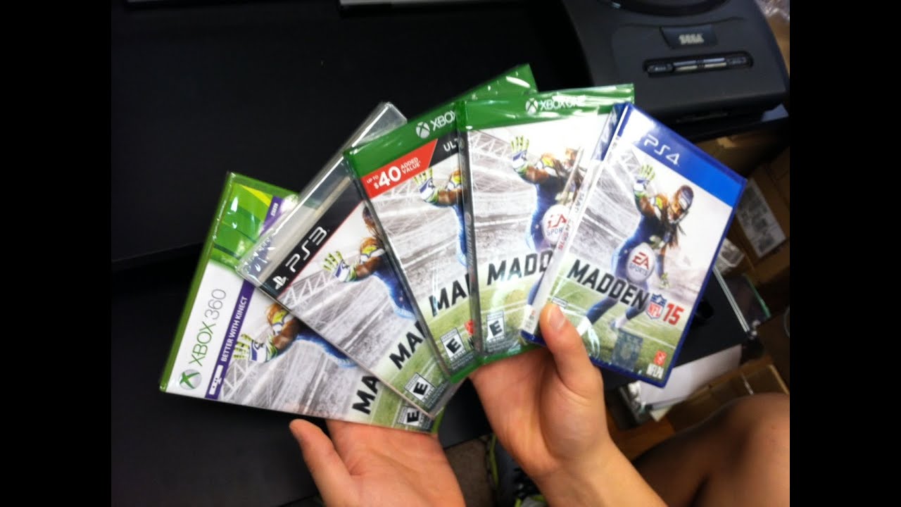 Распаковка Madden NFL 15 (PS4 / PS3 / Xbox 360)