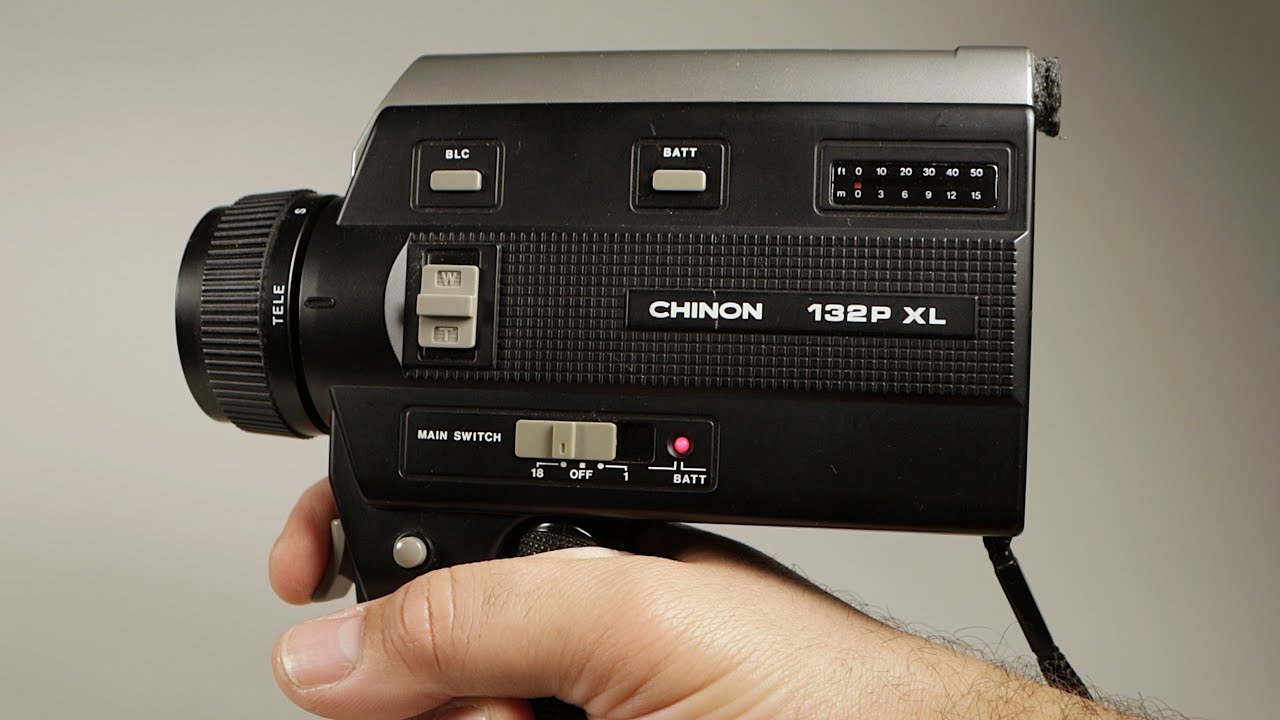 Super 8 Video Camera 4K (Chinon 132P XL)