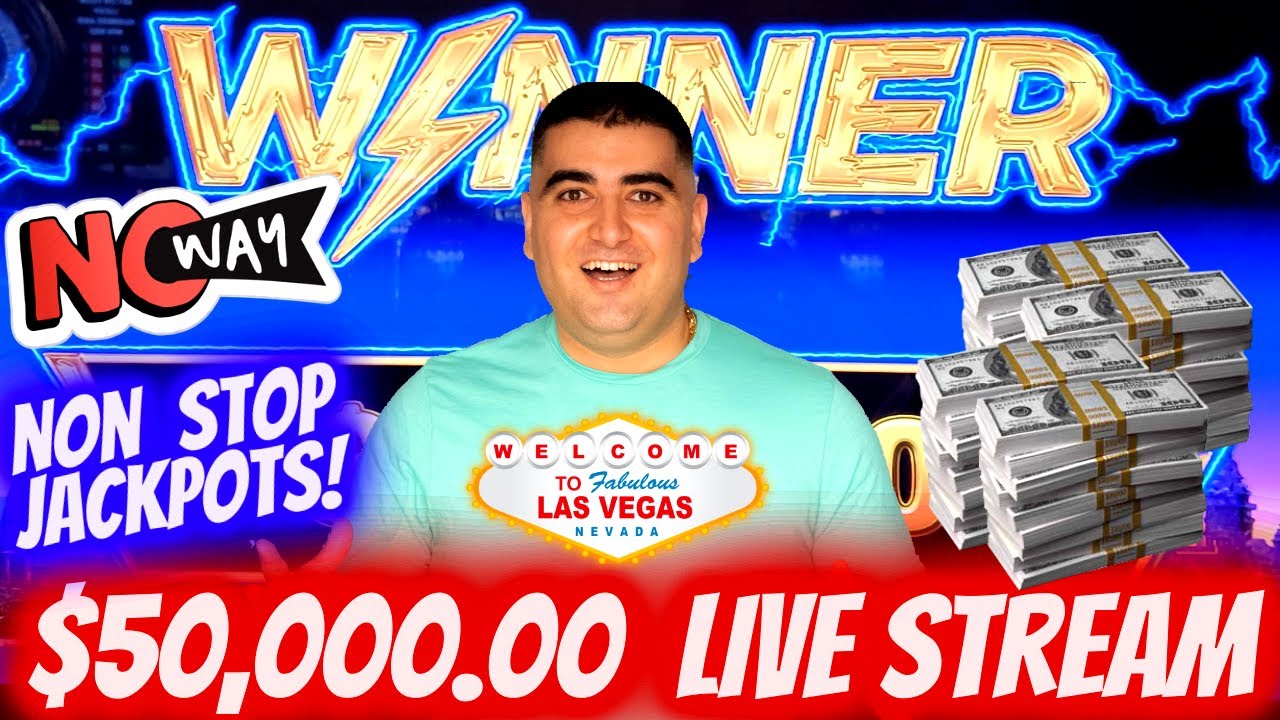 🔴$50,000 High Limit Live Stream Slot Play & NON STOP HANDPAY JACKPOTS | The Power Of NG SLOT