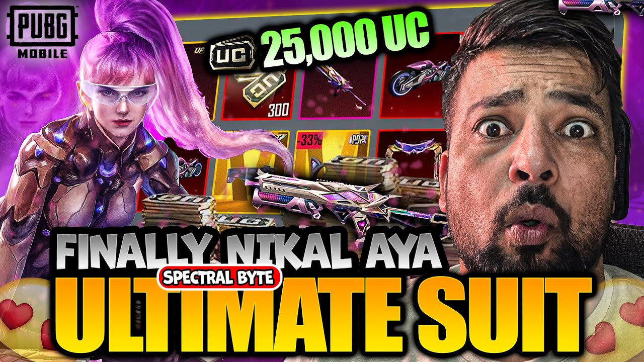 Finally!! In $25000UC Spectral Byte Ultimate Suit Is Here 🥵