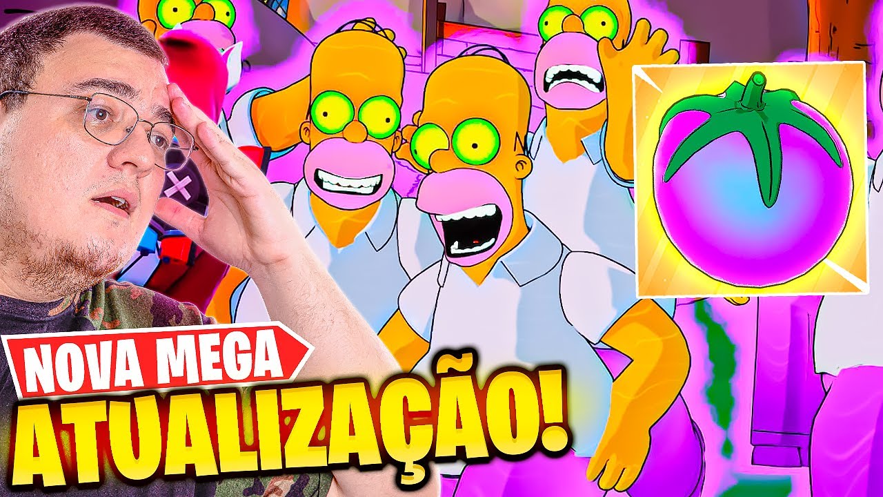 O CLONE do HOMER CHEGOU! 😂🍩 E O TOMATE T&Aacute; QUEBRADO no FORTNITE!