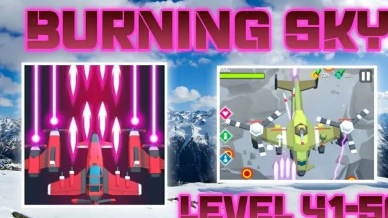 Burning sky aircraft combat 3d boss stage 50 normal in lg stylo 4
