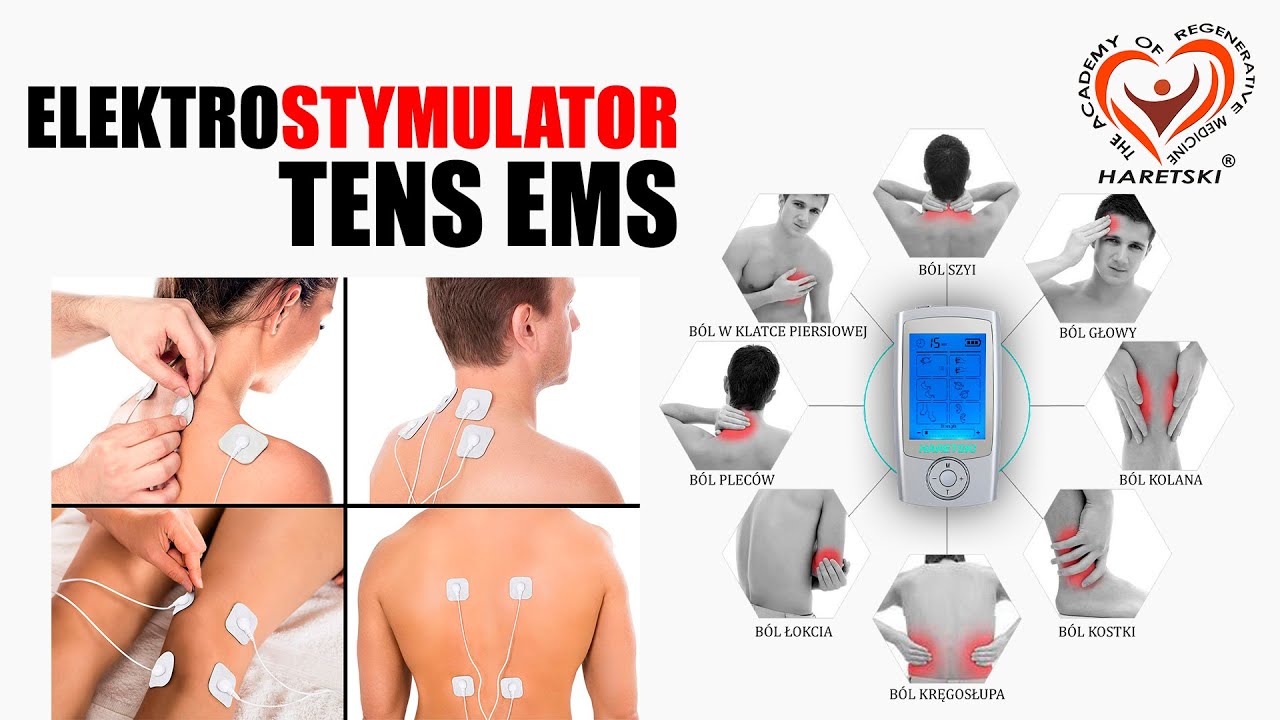 Elektrostymulacja w Domu. Elektrostymulator TENS EMS. Akademia Medycyny Regeneracyjnej.