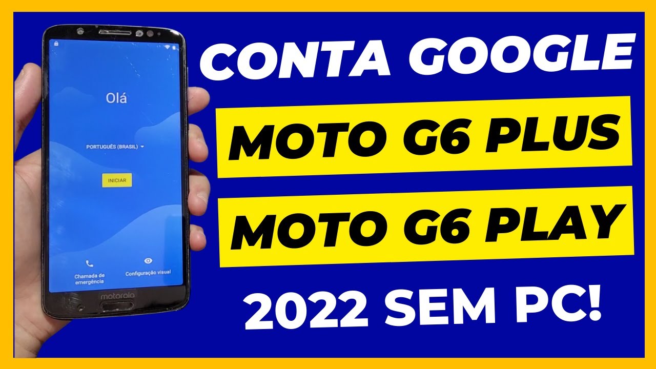 REMOVER CONTA GOOGLE MOTO G6 PLUS 2023 ANDROID 9 ATUALIZADO SEM PC NOVO MÉTODO YOUTUBE DESATUALIZADO