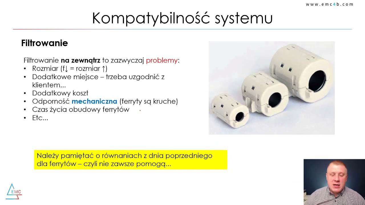 Filtry  EMC EMI - podstawy filtrowania w systemach -  Akademia EMC online