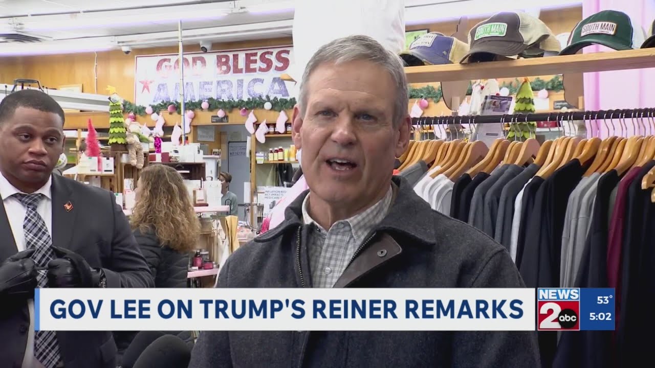 Gov. Bill Lee comments on President Trump's Reiner remarks