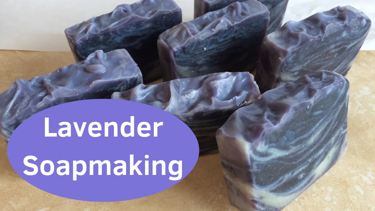 Making Lavender Soap With Alkanet Root
