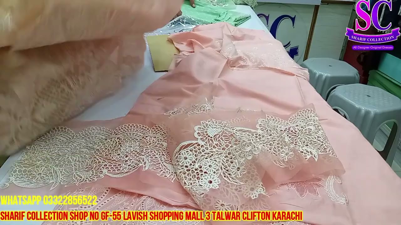 ELAF FESTIVE CHIKANKARI 2023 Available at Sharif Collection