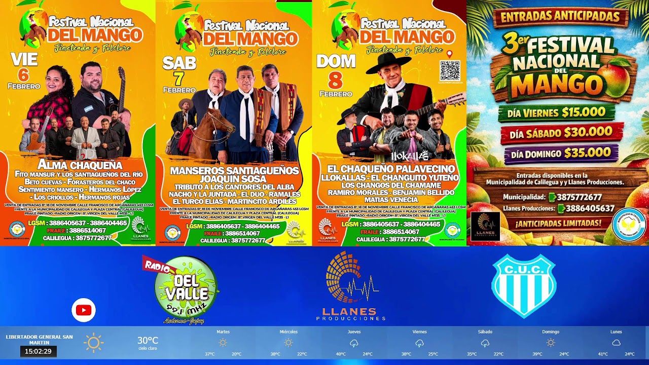 RADIO DEL VALLE  03/02/2026