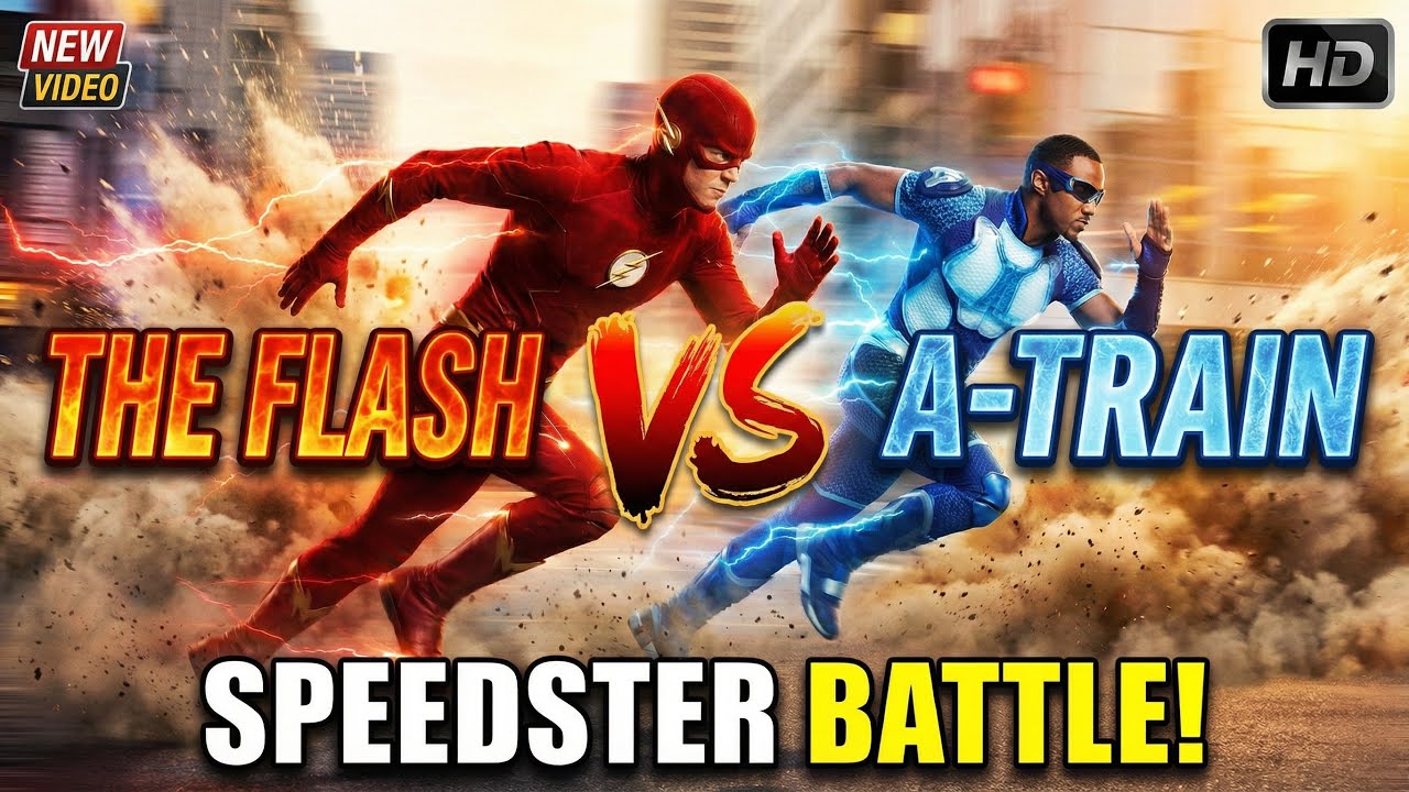 The Flash Vs A-Train (Speedster Battle)