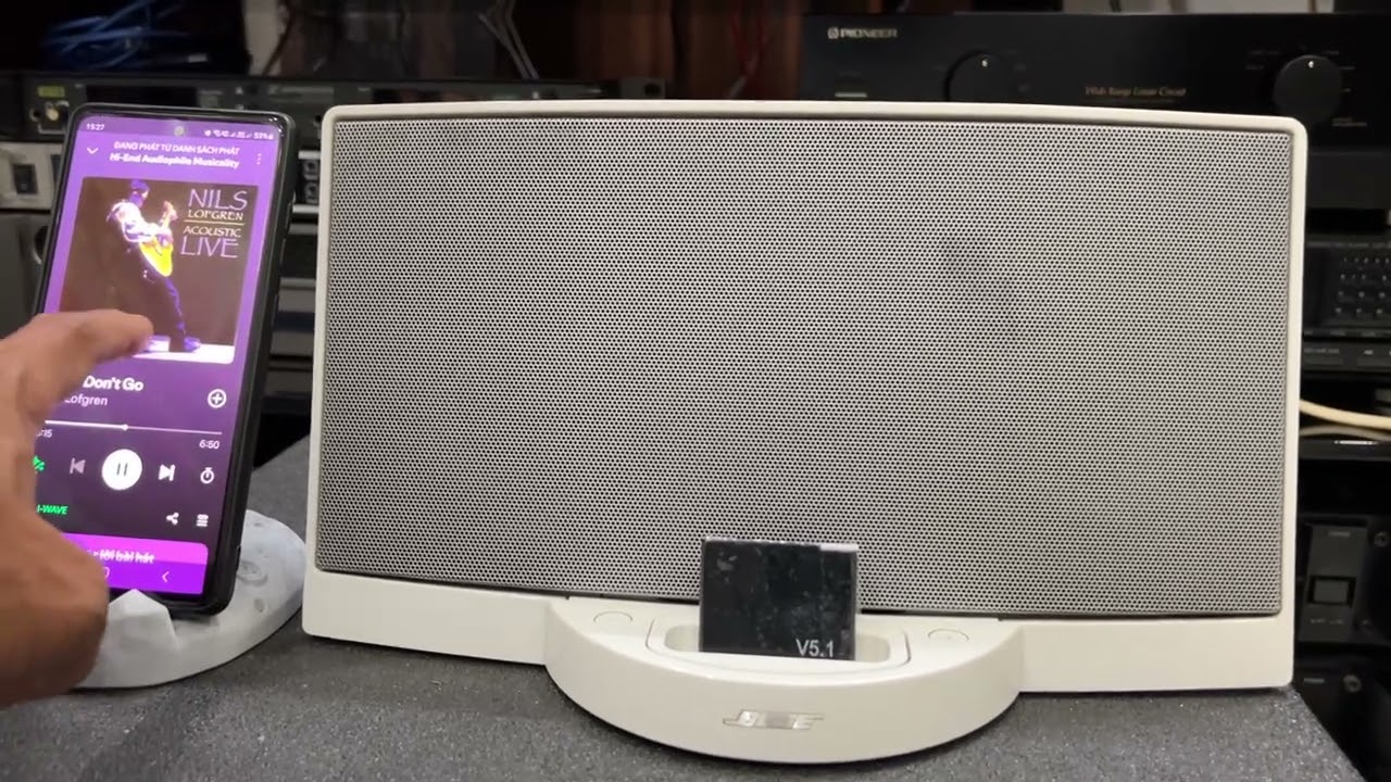 Trãi nghiệm BOSE SoundDock nghe nhạc 🎧 qua Bluetooth … 👌