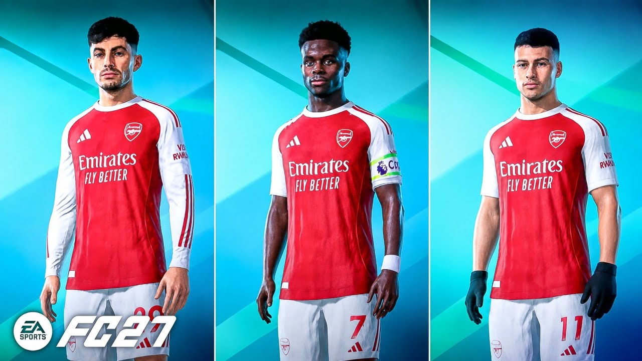 EA FC27 &mdash; Обновление лиц (ФК Арсенал), часть 10