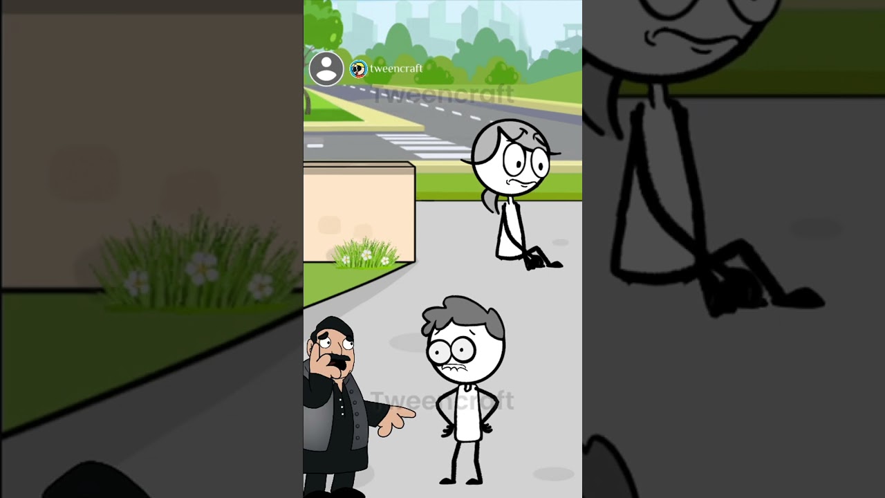 stick man funny shorts ma bhin #shorts #viral