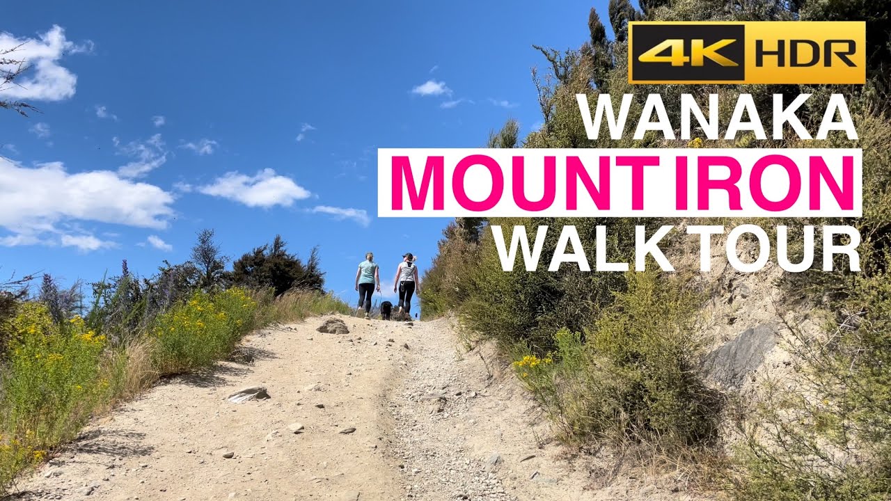 Wanaka Mount Iron Summit Walking Tour New Zealand 4K