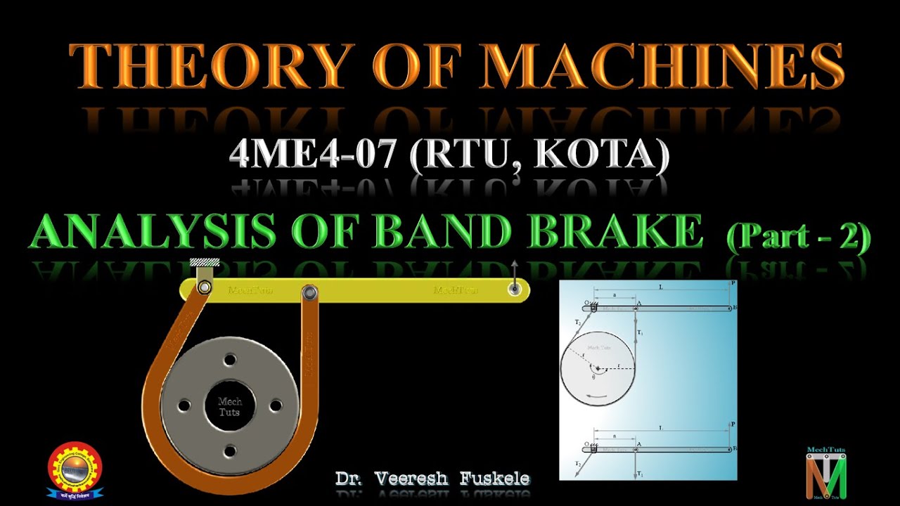 ANALYSIS OF BAND BRAKE (Part - 2) - Dr. Veeresh Fuskele