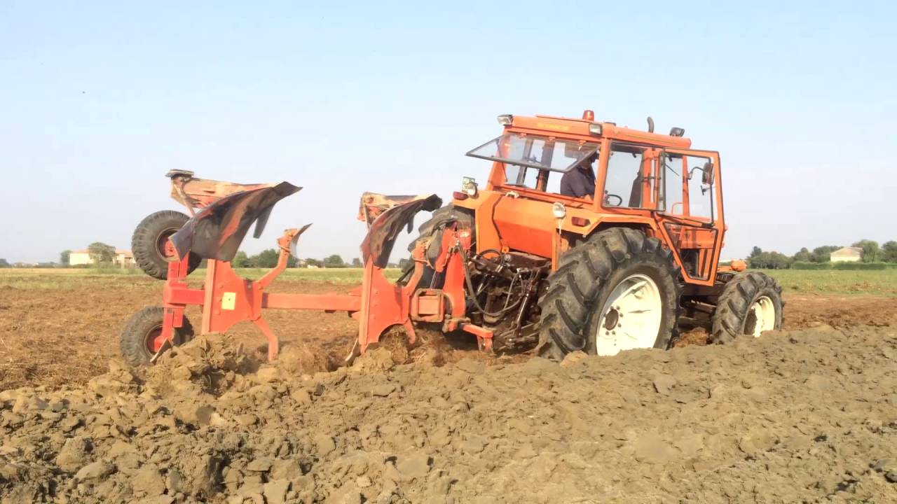 Fiat 1300s DT & Balzani Hard Plowing - Fiat 1300s DT & Bivomero Balzani