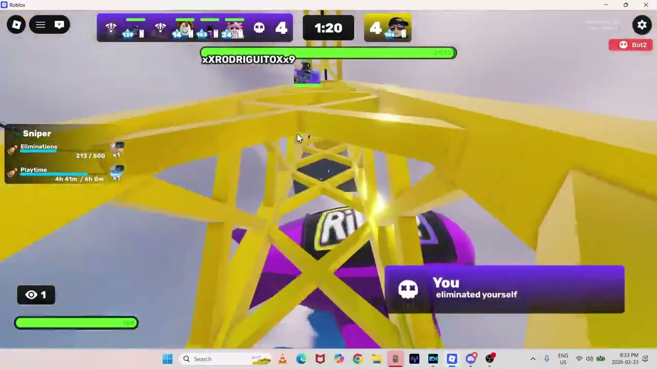 testing the sniper
