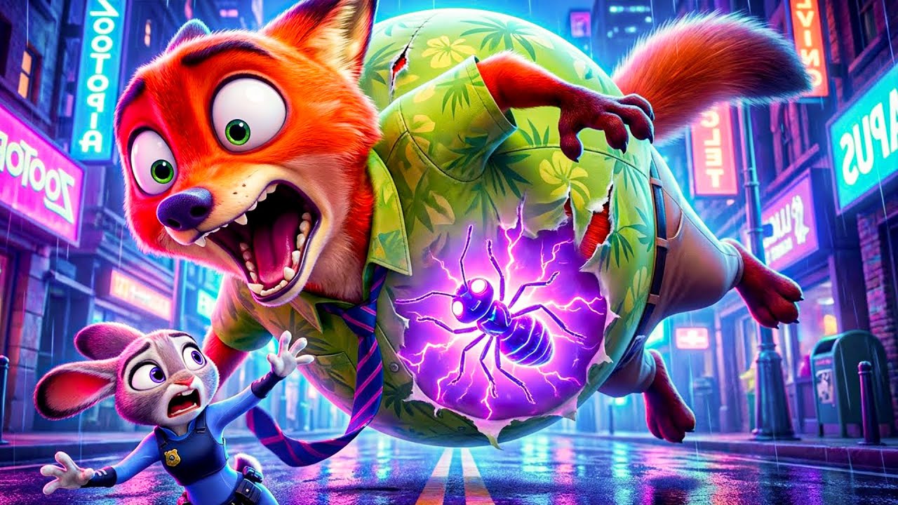 Zootopia 2 | 😱 OMG! Nick Became a Giant Balloon🎈– Alien Mosquito Inside Nick's Tummy
