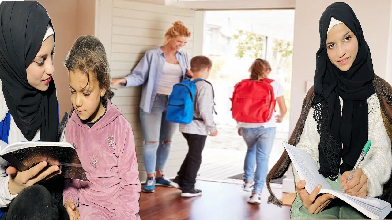 نجحنا🙈بلفصل الاول من المدرسة🏫 روتينا المدرسي📝✏️