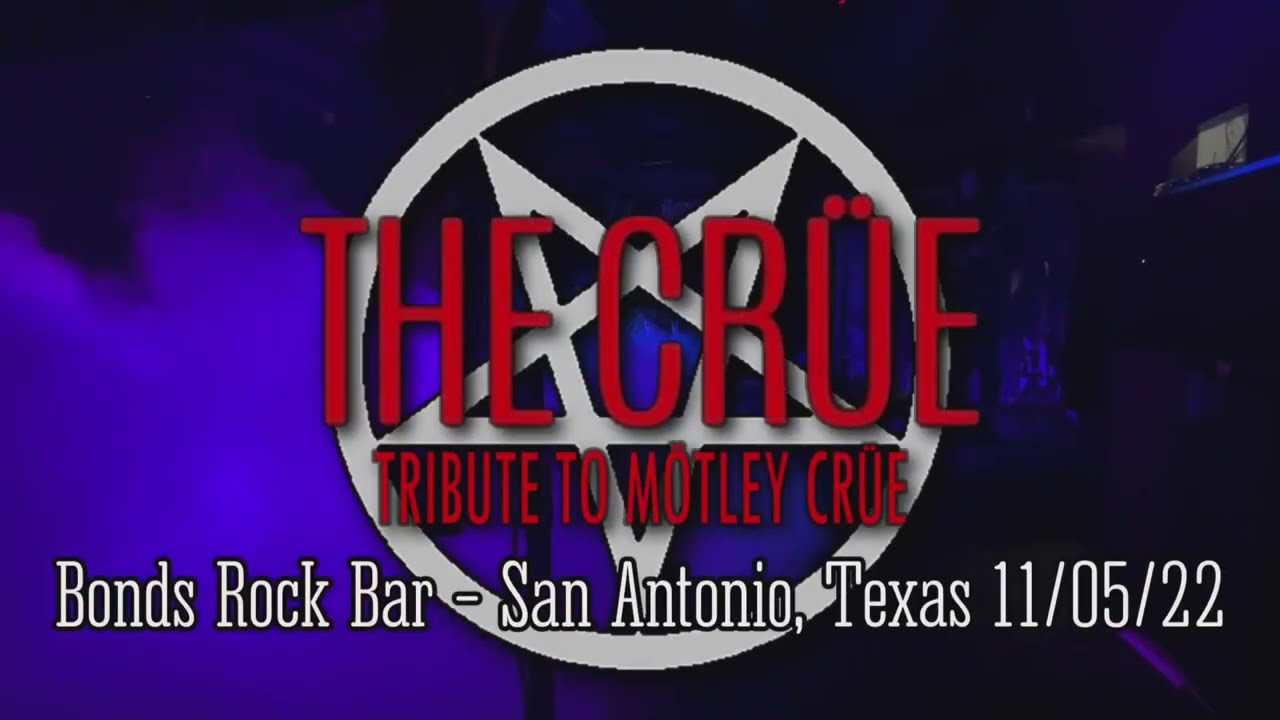 The Crüe- Shout at the Devil 11/5/22 at Bonds Rock Bar, San Antonio, TX