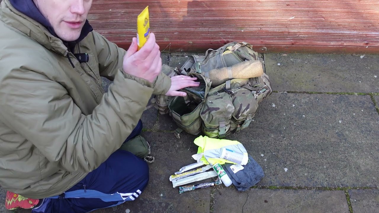 Webbing Contents - Army Cadet Force