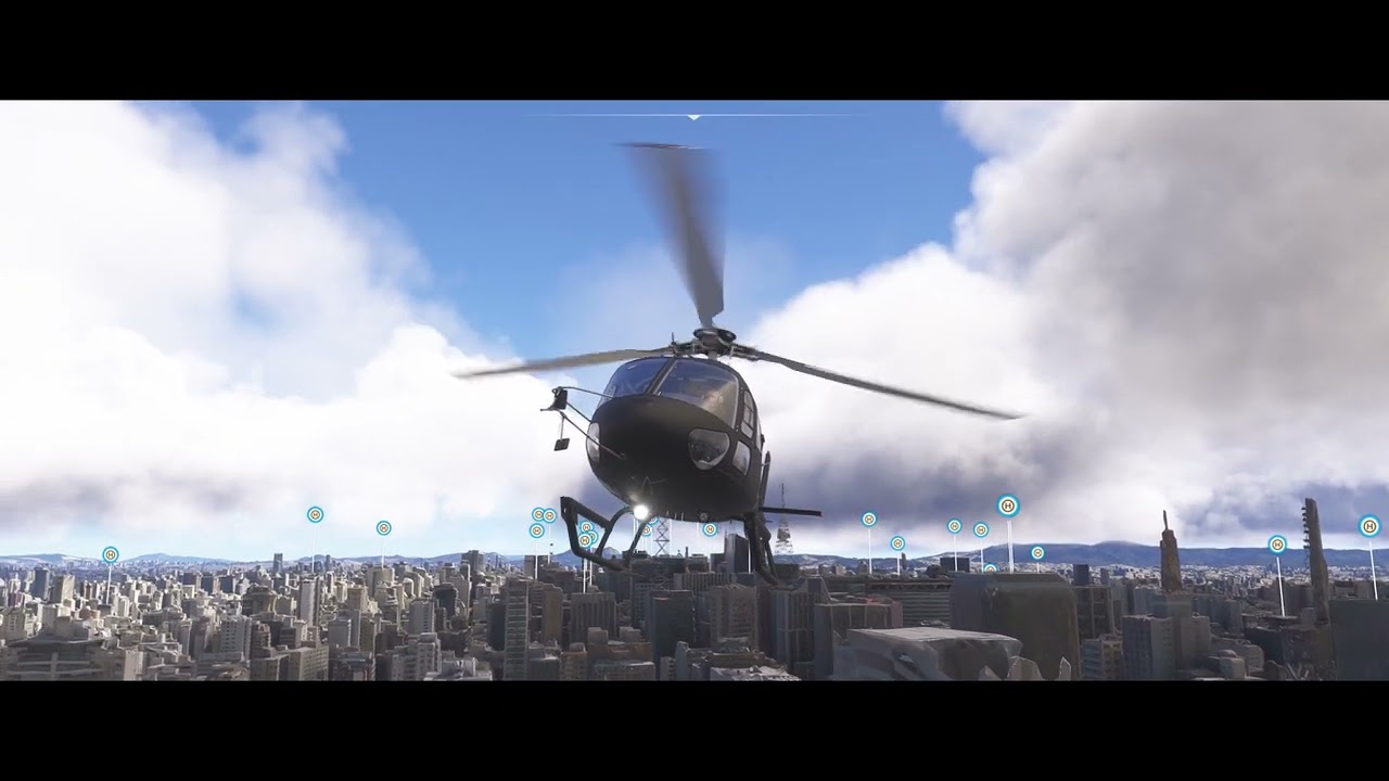 Msfs2024 Airbus H125 A Great Playground For Practicing Rooftop Landings And Takeoffs