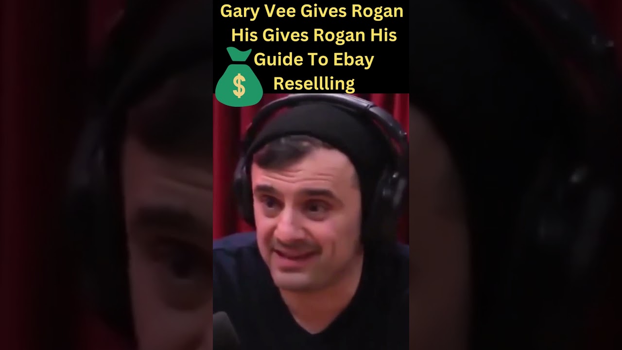 Gary Vee teaches Joe Rogan how to Make Money Online by Flipping on Ebay 💰 #shorts