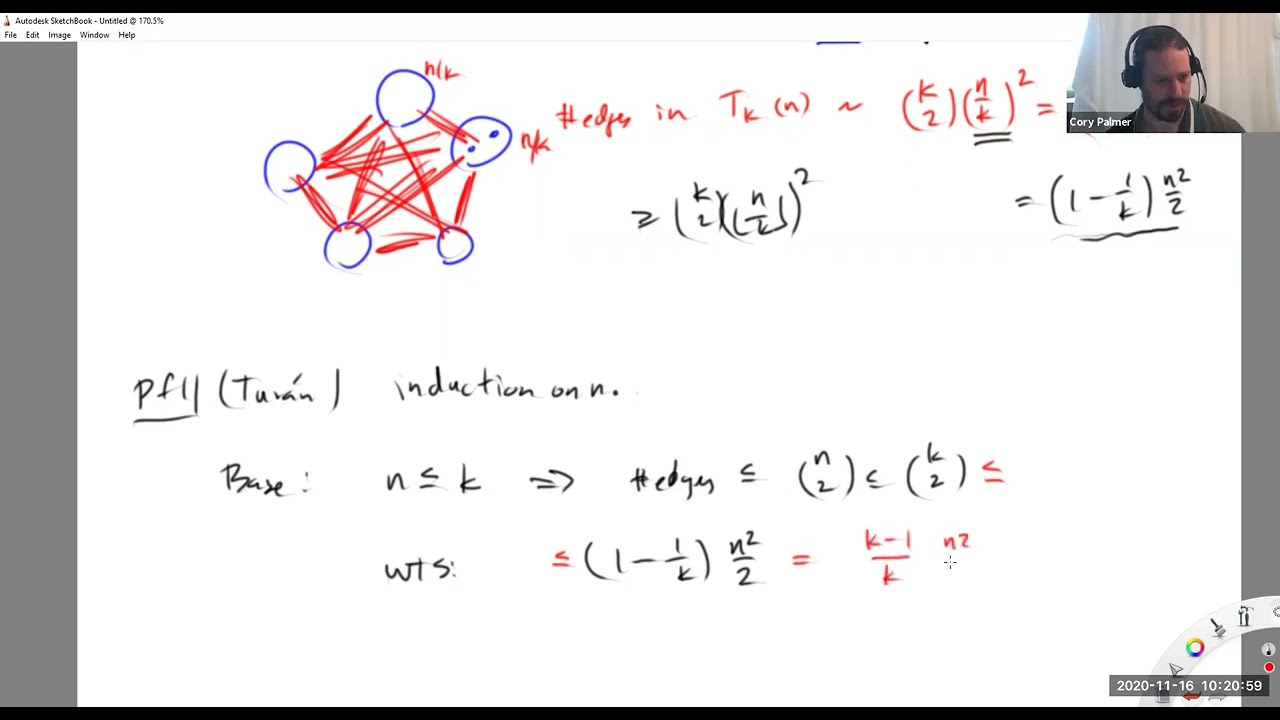 Graph Theory - Turán's theorem (Lecture 36)
