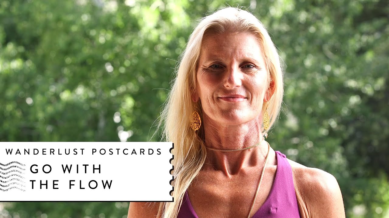 Go with the Flow - Wanderlust Postcard with Shiva Rea
