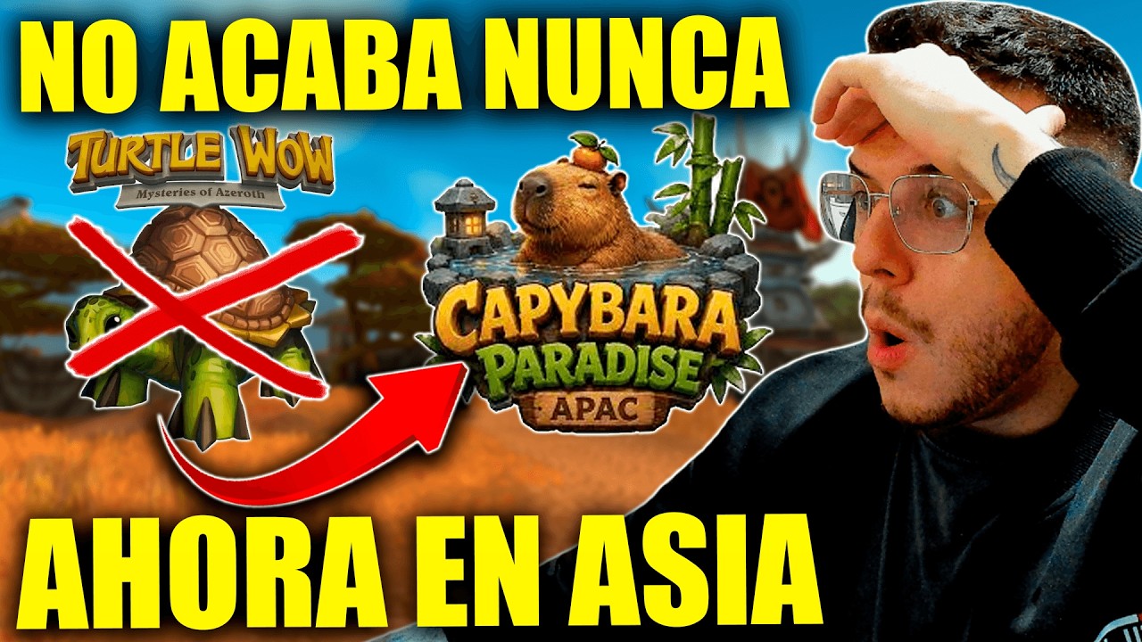 CAPYBARA PARADISE ES EL TURTLE WOW CHINO💥EL 1&ordm; SERVIDOR PRIVADO DE OTRO SERVIDOR PRIVADO | MUCHAMIEL