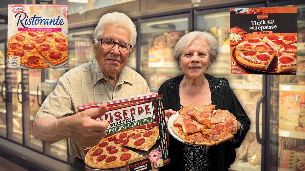 Italian Grandparents Find The Best Grocery Store Frozen Pizza