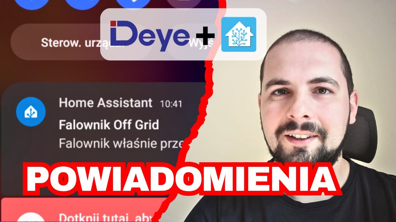 Czy wiesz kiedy Twój falownik jest off-grid? 🔋 Powiadomienia 📢 z Home Assistant i Deye