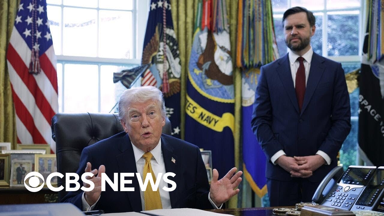 Trump and Vance take questions together for first time since start of Iran war